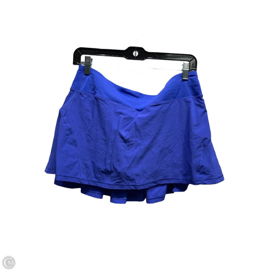 Athletic Skort By Lululemon In Blue, Size: 8