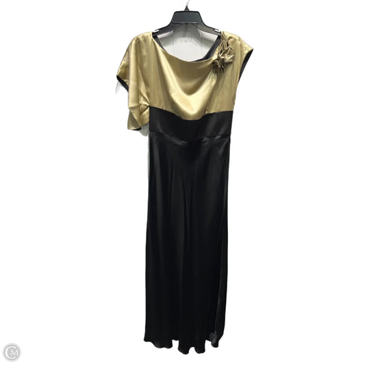 Dress Party Long By Cmc In Black & Gold, Size: S