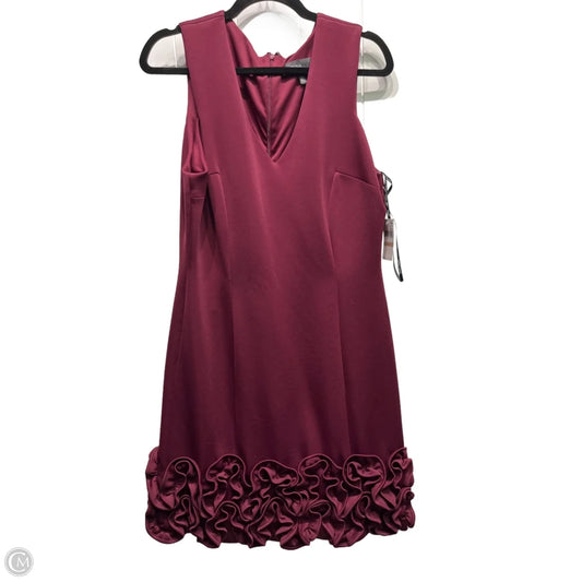 Dress Party Short By Donna Ricco In Maroon, Size: 12