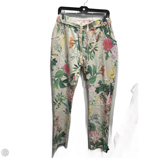 Pants Other By M Made In Italy In Green & Pink, Size: L