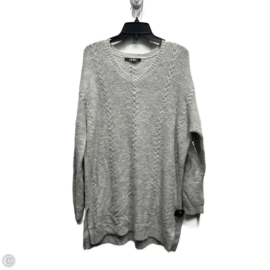 Sweater Short Sleeve By 1804 COIN In Grey, Size: Xl