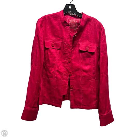 Jacket Other By Coldwater Creek In Red, Size: 14