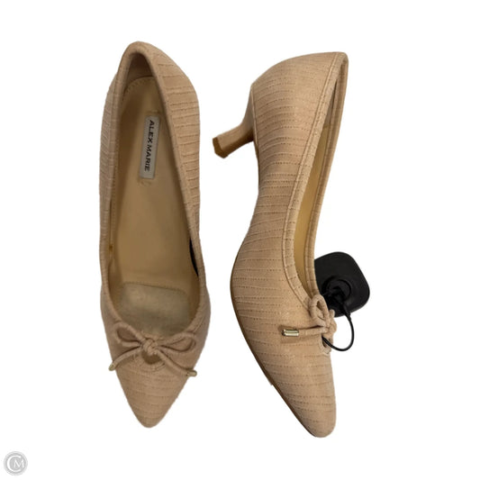 Shoes Heels Kitten By Alex Marie In Cream, Size: 6.5