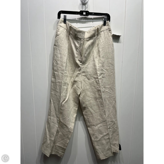 Pants Linen By Talbots In Tan, Size: 12