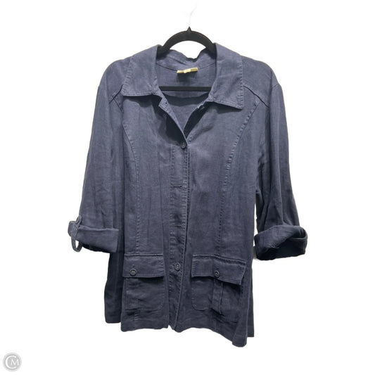 Jacket Other By Charter Club In Blue, Size: 2x
