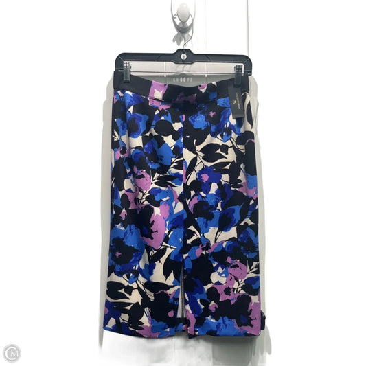 Skirt Midi By Worthington In Blue & Purple, Size: 6