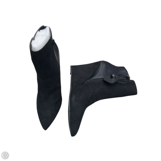 Boots Ankle Heels By Worthington In Black, Size: 11