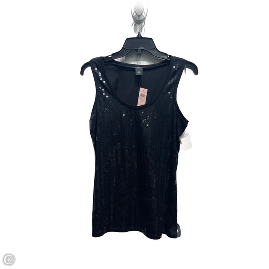 Top Sleeveless By Ann Taylor In Black, Size: Mp