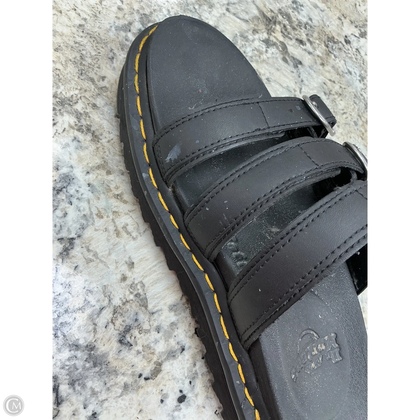 Sandals Flats By Dr Martens In Black, Size: 8