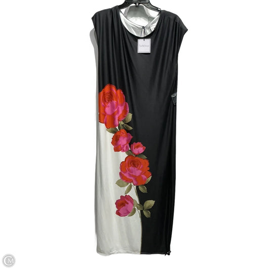 Dress Casual Maxi By Premier Amour In Black & Red, Size: 16