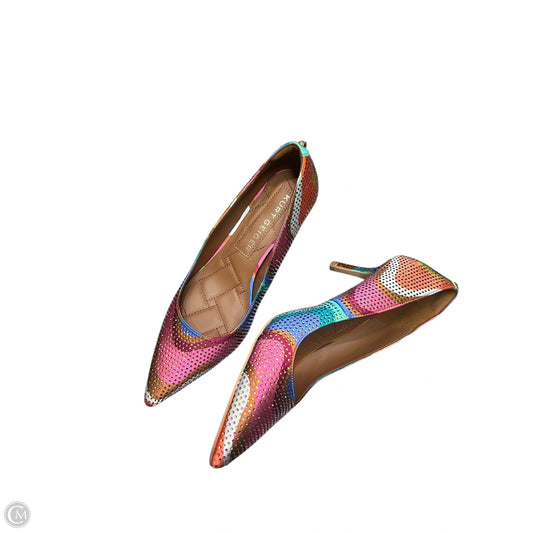 Shoes Designer By Kurt Geiger In Pink & Purple, Size: 7.5