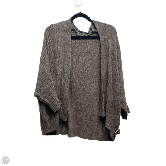 Sweater Cardigan By Barefoot Dreams In Brown, Size: L
