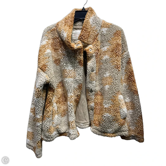 Jacket Fleece By Altard State In Tan, Size: L