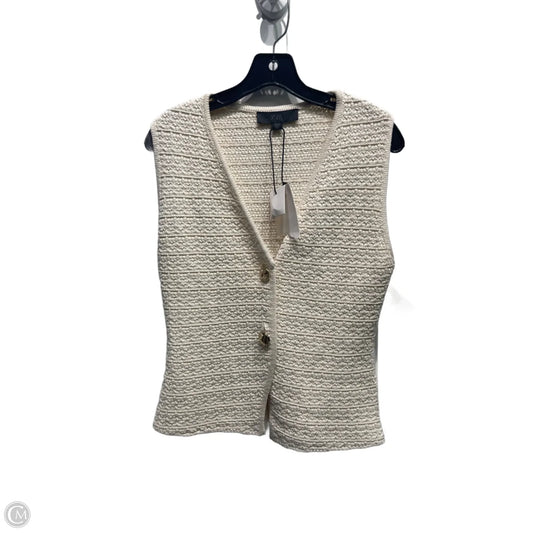 Vest Sweater By Zara In Cream, Size: S