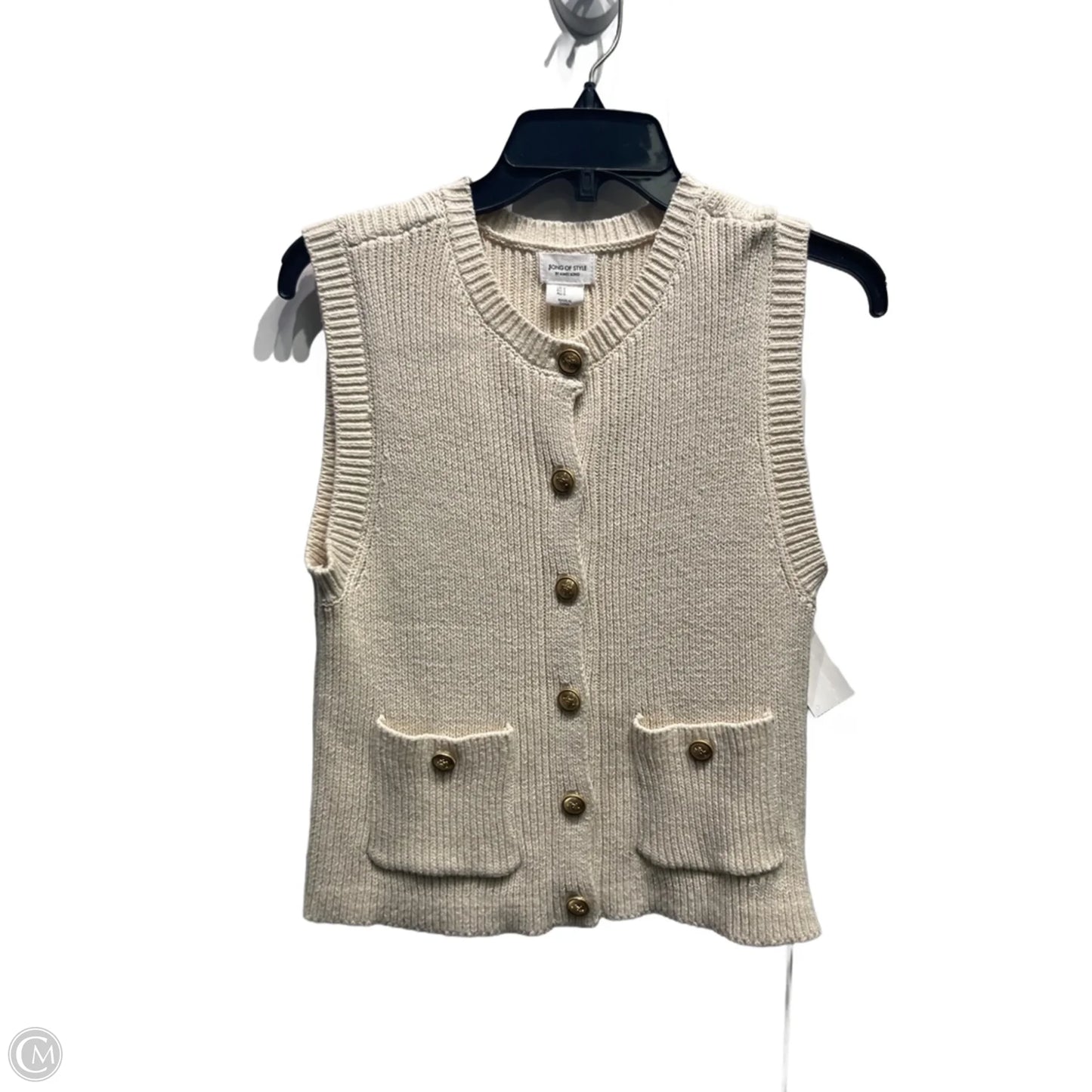 Vest Sweater By aimee song In Cream, Size: S