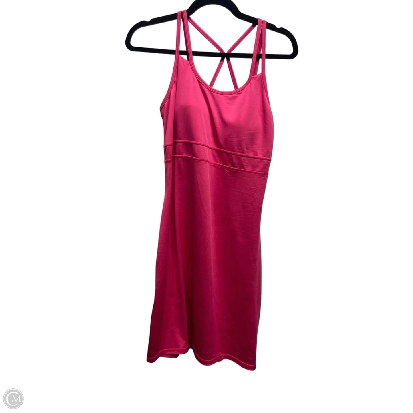 Dress Casual Short By Gaiam In Pink, Size: M