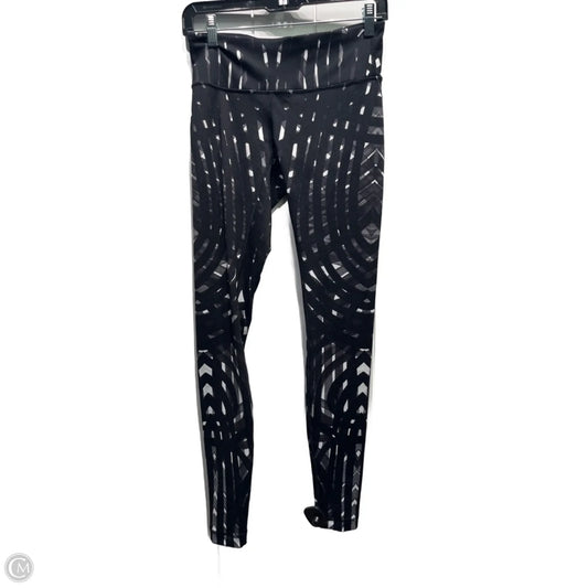 Athletic Leggings By Lululemon In Black & White, Size: 6