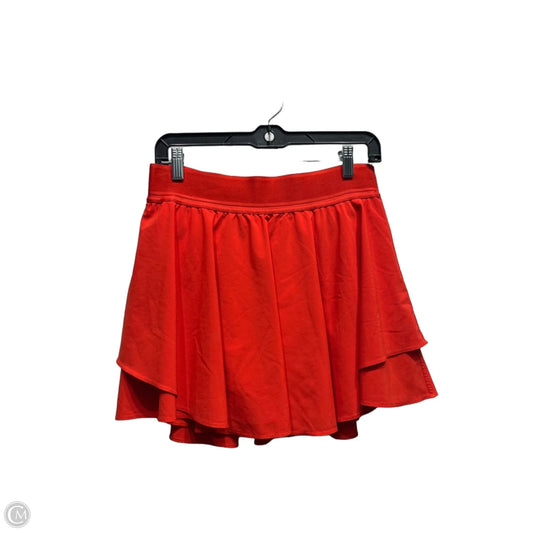 Athletic Skort By Lululemon In Red, Size: M