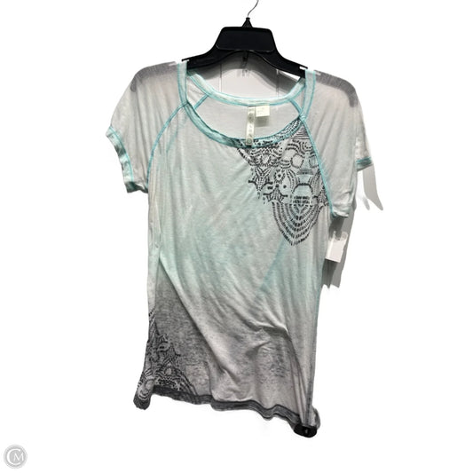 Top Short Sleeve By brisas In Teal, Size: M