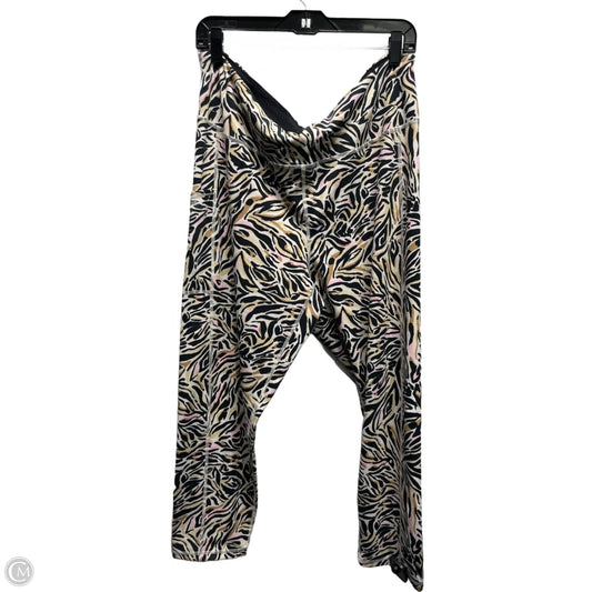 Pants Designer By Lilly Pulitzer In Black & Cream, Size: Xxl
