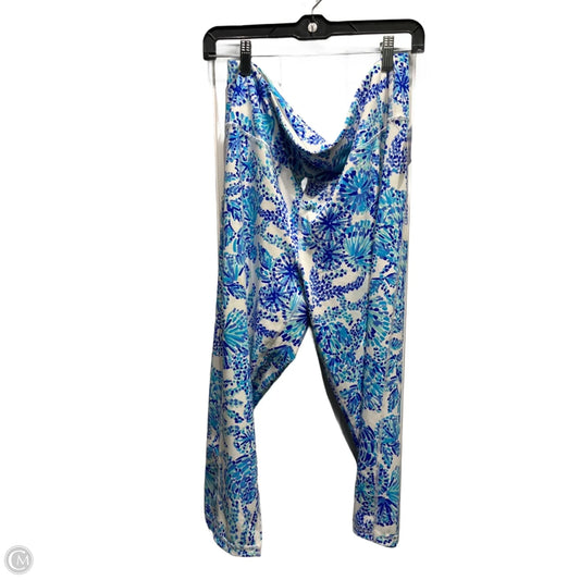 Pants Designer By Lilly Pulitzer In Blue & White, Size: Xxl