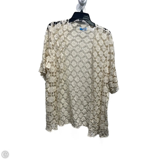 Cardigan By Rebellion In Cream, Size: L