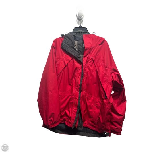 Jacket Windbreaker By L.l. Bean In Red, Size: L