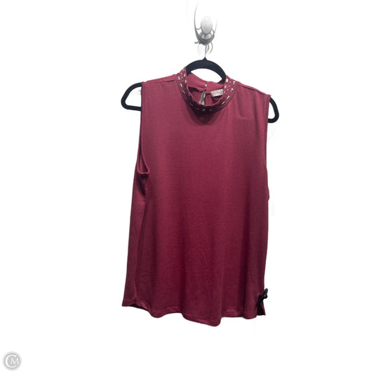 Top Sleeveless By Retrology In Mauve, Size: L
