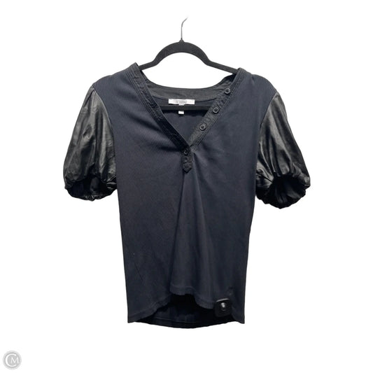 Top Short Sleeve Designer By Derek Lam In Black, Size: M