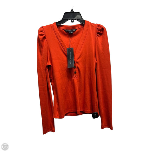 Top Long Sleeve By Veronica Beard In Orange, Size: S