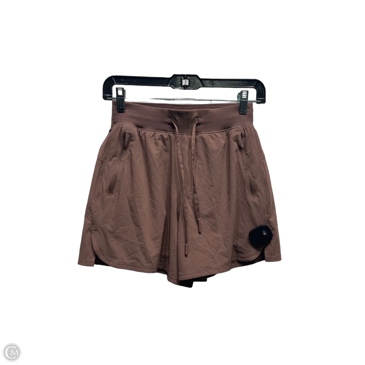 Athletic Shorts By Lululemon In Brown, Size: 2
