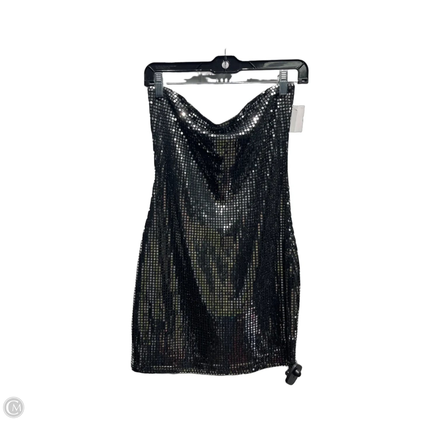 Dress Party Short By White Fox In Black & Silver, Size: M