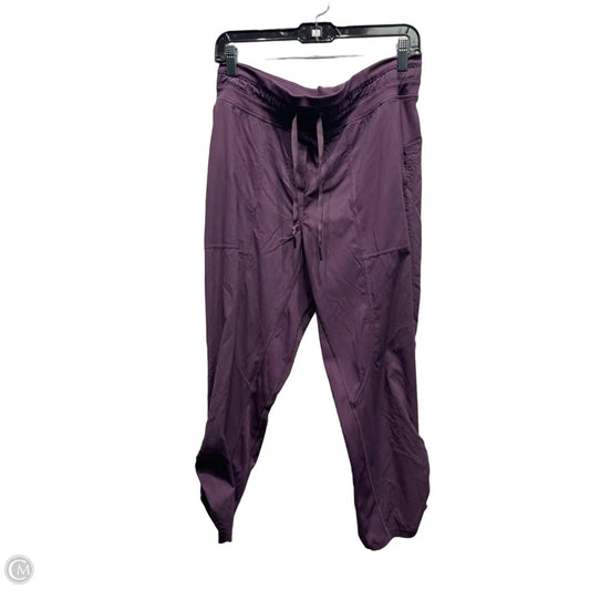 Athletic Pants By Lululemon In Purple, Size: 10