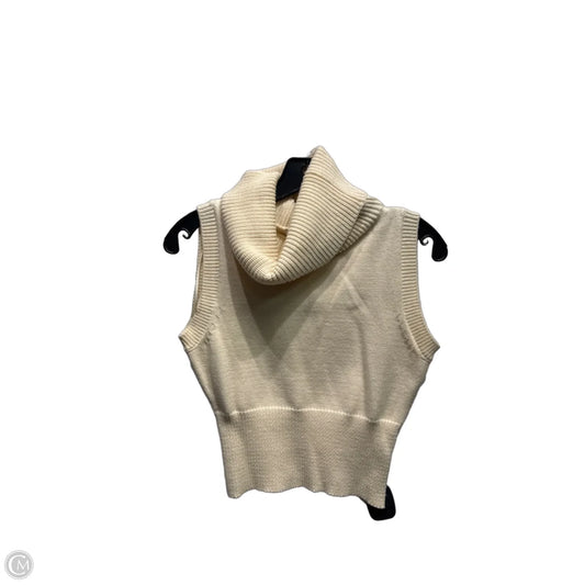 Top Sleeveless By Zara In Cream, Size: S