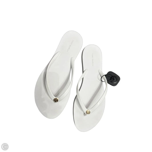 Sandals Designer By Tory Burch In White, Size: 9