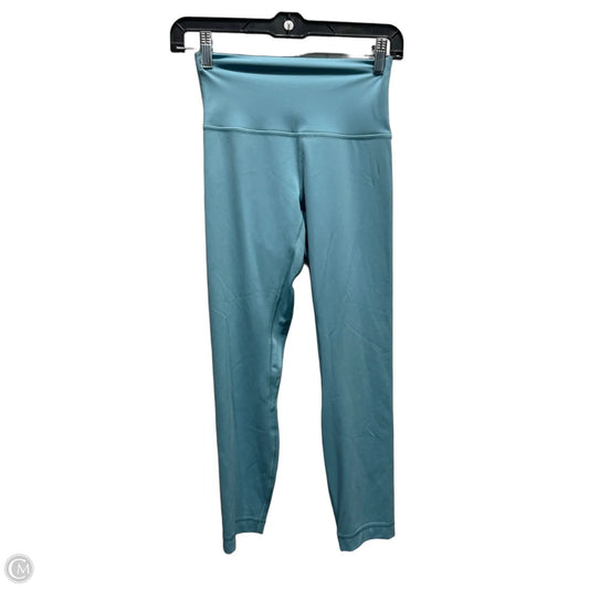 Athletic Leggings By Lululemon In Blue, Size: 4