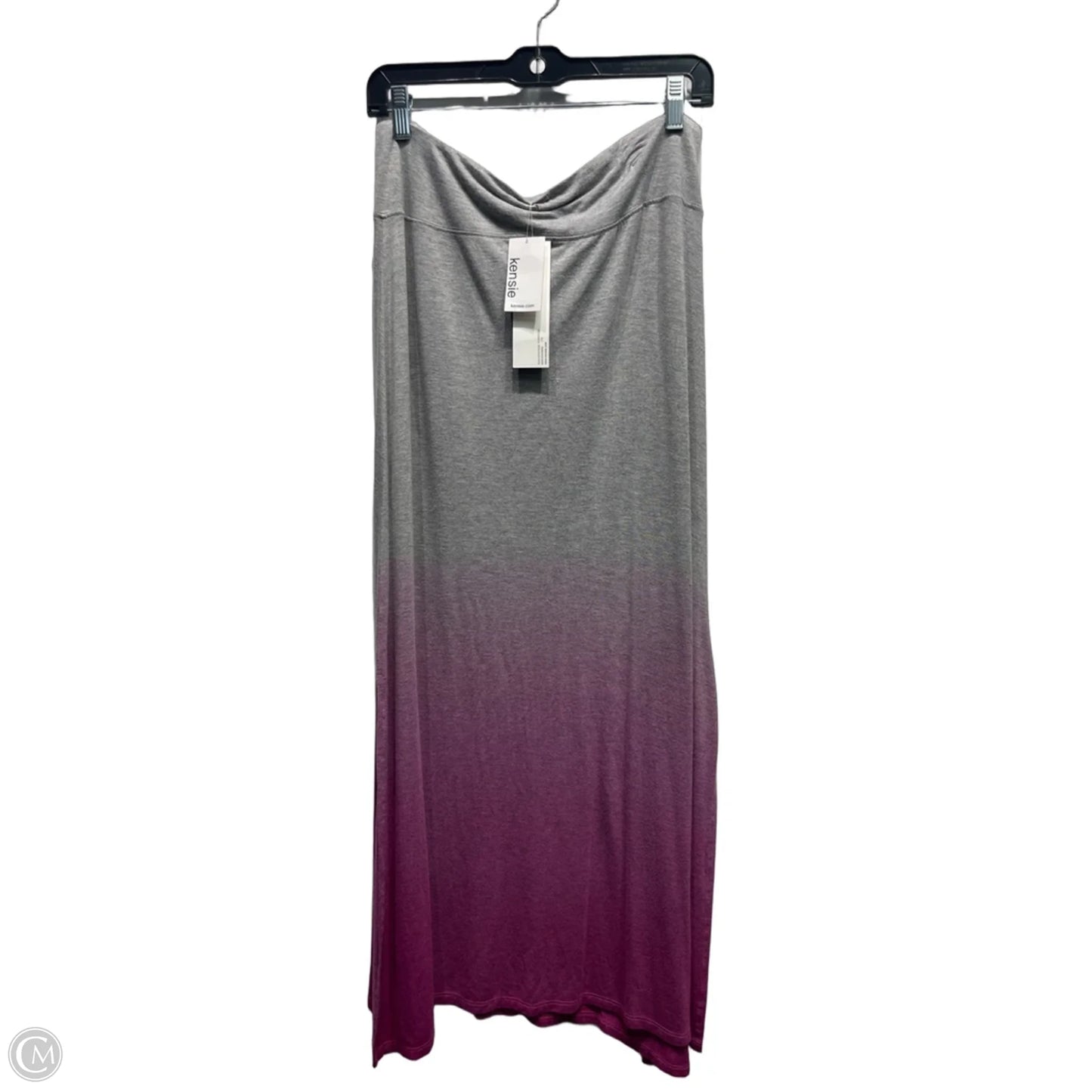 Skirt Maxi By Kensie In Green & Pink, Size: L