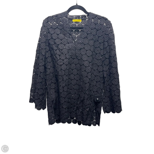 Top Long Sleeve By Jack Rogers In Black, Size: Xs