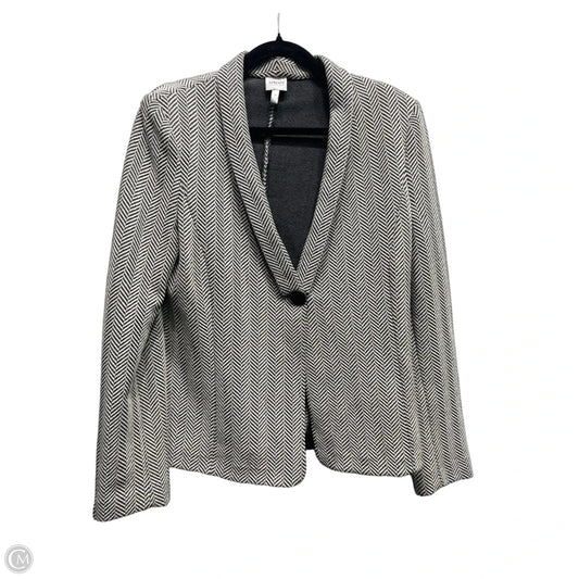 Blazer By Armani Collezoni In Black & White, Size: 10