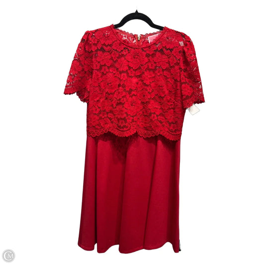 Dress Designer By Kate Spade In Red, Size: 10