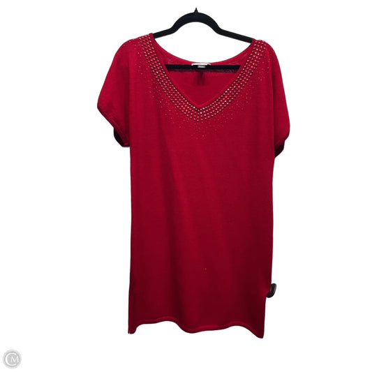 Dress Party Short By St. John In Red, Size: Lp