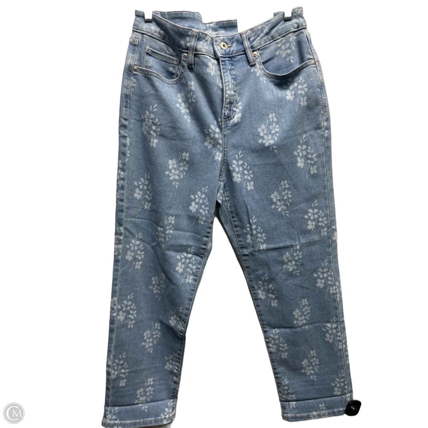 Capris By Style And Company In Blue Denim, Size: 10
