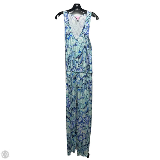 Jumpsuit Designer By Lilly Pulitzer In Blue & White, Size: Xs