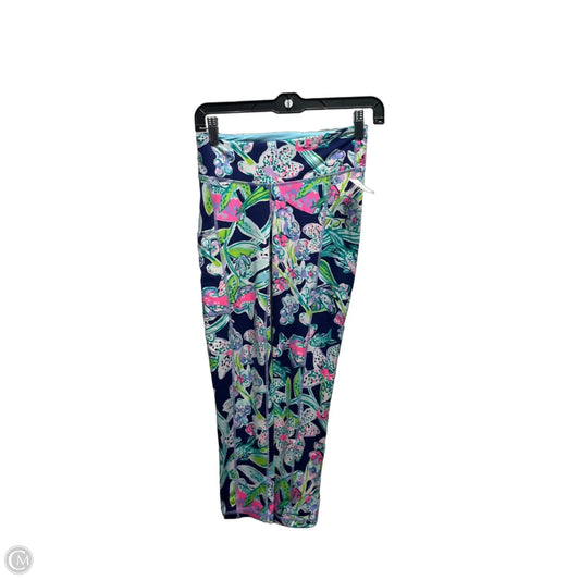 Pants Designer By Lilly Pulitzer In Blue & Pink, Size: Xs