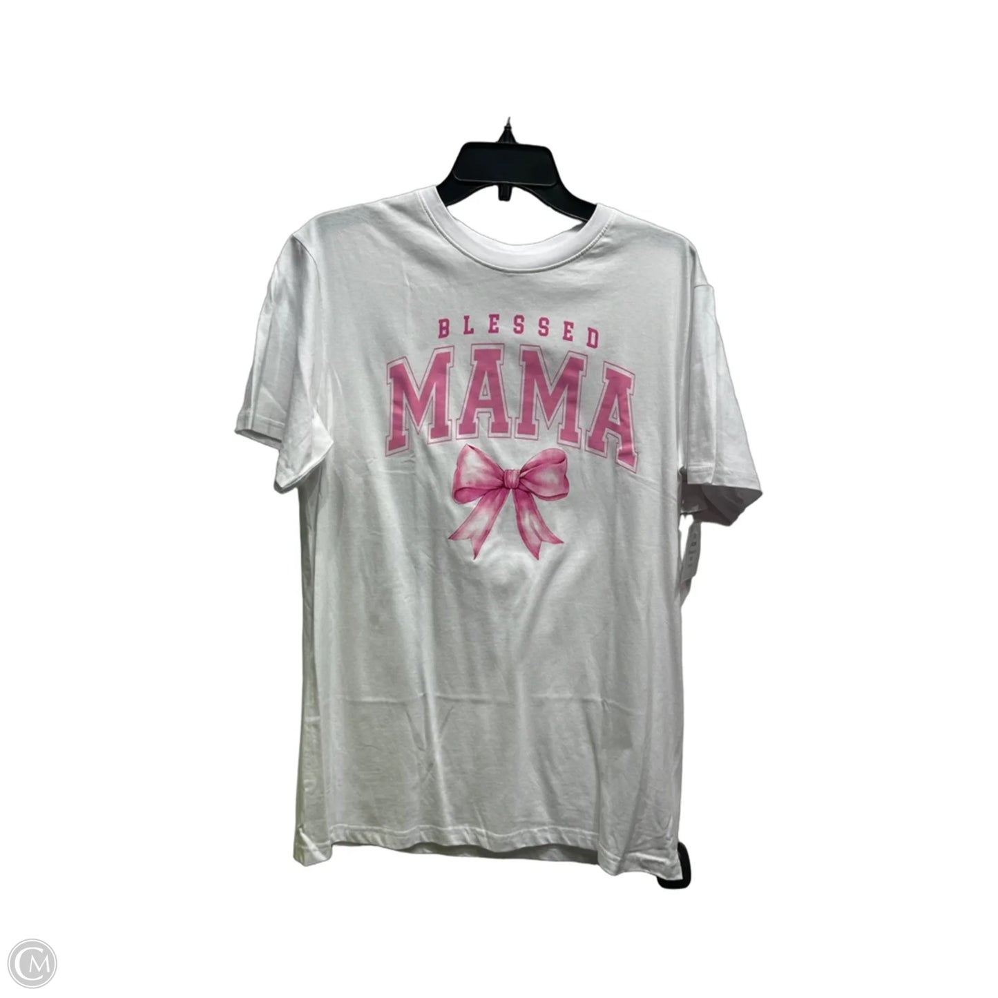 Top Short Sleeve Basic By  rebel sky In White, Size: M