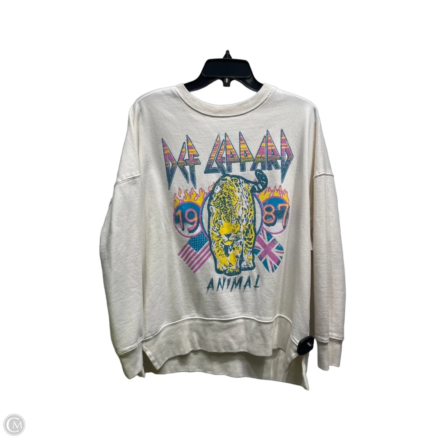 Sweater By Clothes Mentor In Cream, Size: M