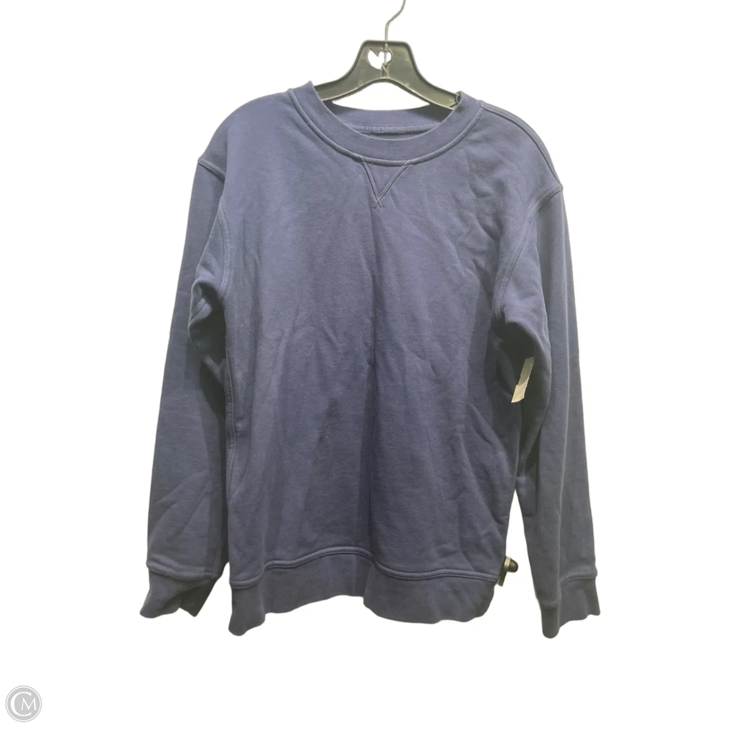 Athletic Sweatshirt Crewneck By Lululemon In Navy, Size: S