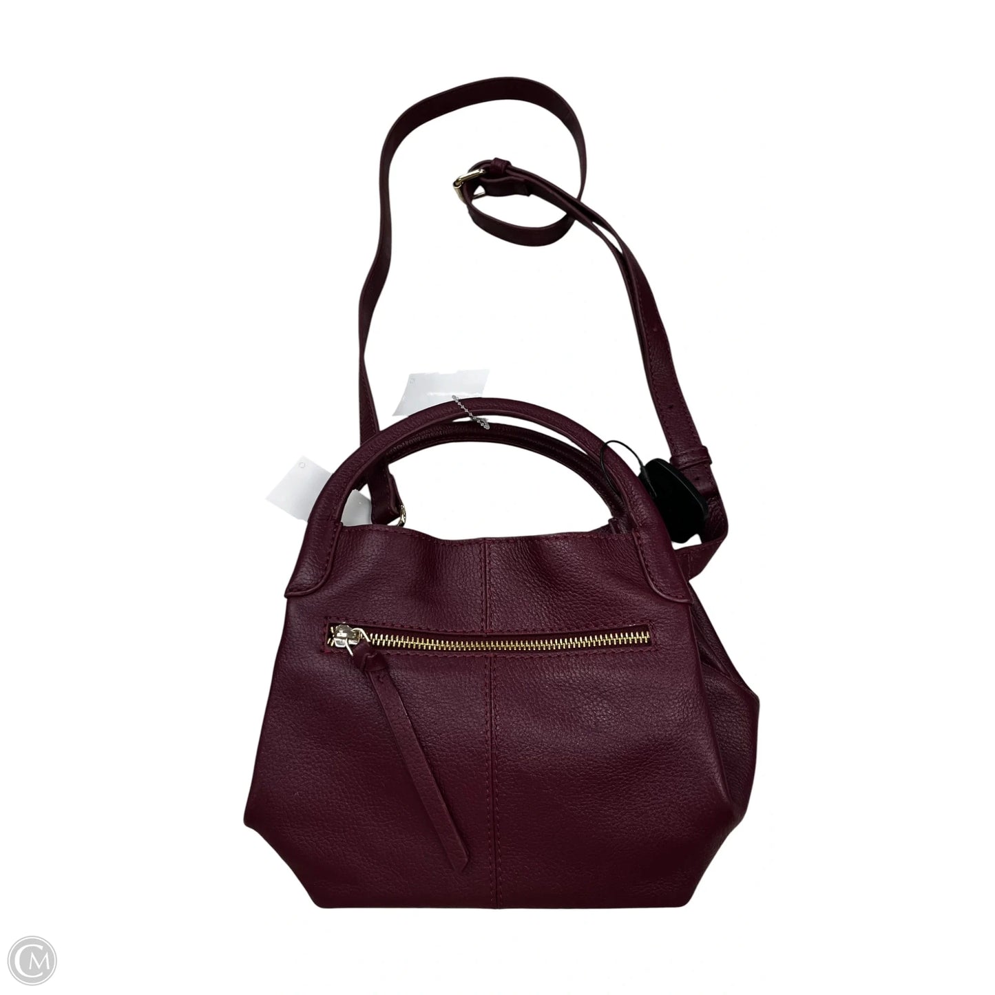 Crossbody Leather By Clothes Mentor, Size: Small