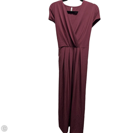 Dress Casual Midi By Halara In Maroon, Size: 1x