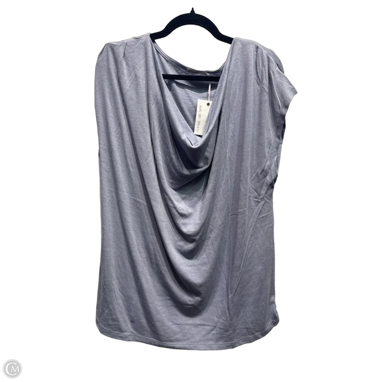 Top Short Sleeve By Barefoot Dreams In Blue, Size: 1x